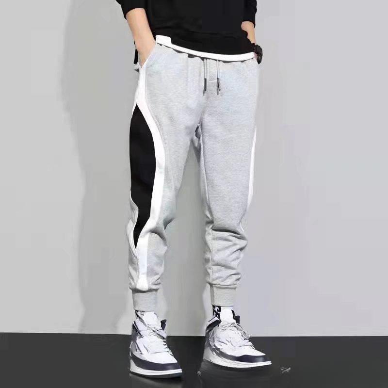 Осенние мужские брюки, свободные брюки, повседневные спортивные брюки с карманами для бега, модные мужские брюки, уличная одежда