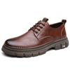 New Leather Men's Shoes Low-top Leather Shoes Men's Trendy Versatile Board Shoes Casual Tooling Shoes Men's