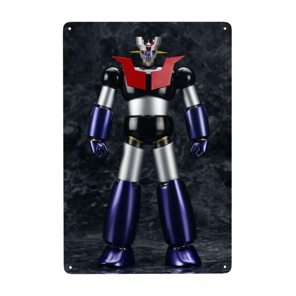 Ретро Голдирак Грендайзер Артарус Металлическая табличка На заказ НЛО Робот Голдраке Жестяные таблички Декор стены ресторана Украшения Искусство