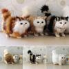 Cute Faux Fur Ornament Kitten Doll Model Toy Plush Cat