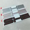 Letter Car Logo Sticker for Ford Mustang Shelby Metal Sticker for Hood and Trunk Lid