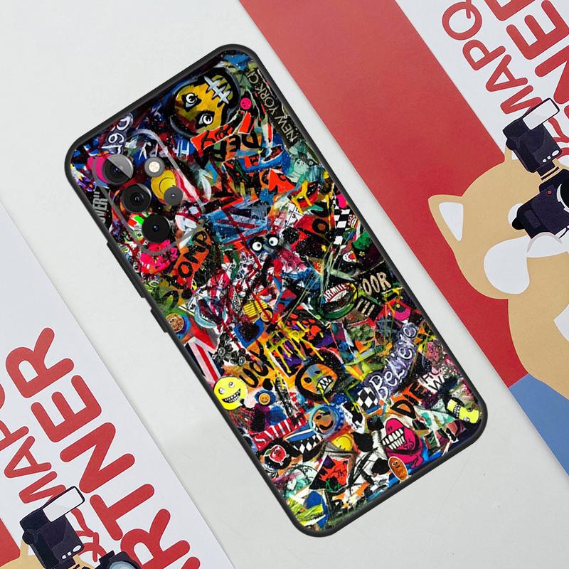 Graffiti Case For Samsung Galaxy A34 A54 A14 A56 A36 A16 A06 A13 A53 A12 A22 A32 A52 A35 A17 A15 A55