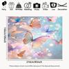2D flat background cloth - butterfly landscape pattern photography background screen  multifunctional home decoration