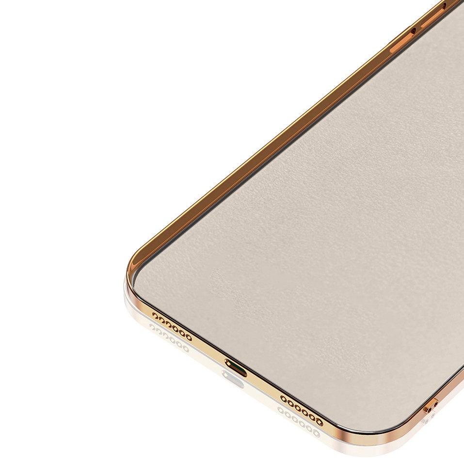 iPhone 13 Pro Max Case, Electro Ring, Gold