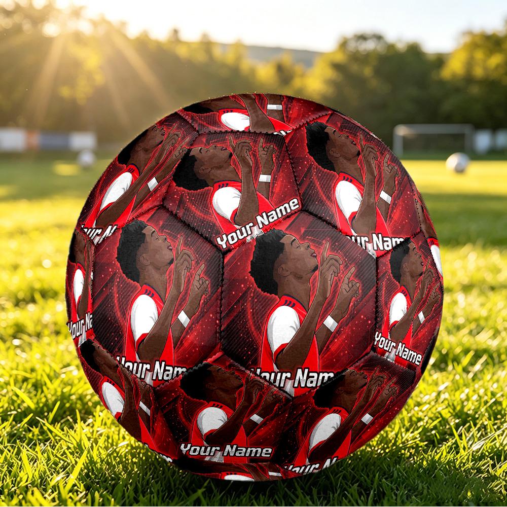 Personalized Size 5 Football Bukayo Saka Pattern Outdoor Game Sports Ball Gift