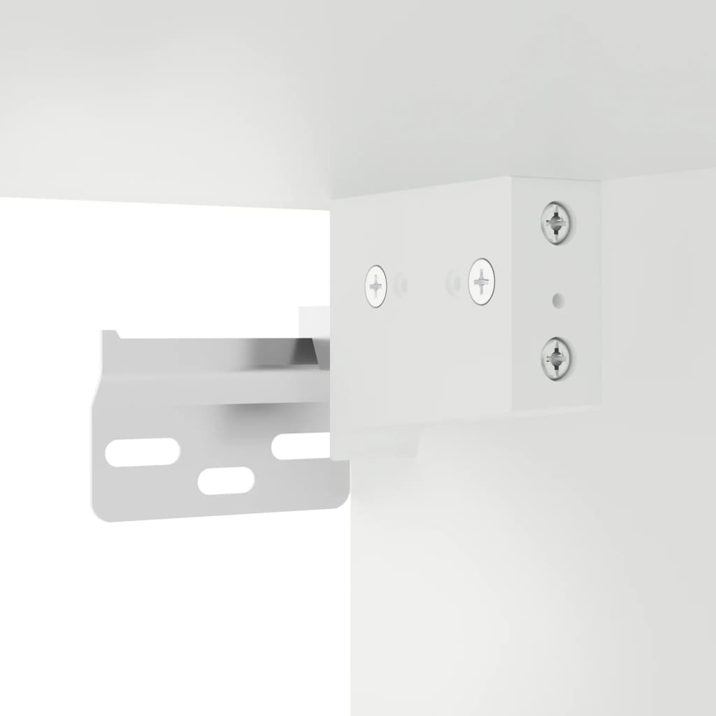 Wall Mounted Cabinet White 100 x 36.5 x 35 cm Particleboard