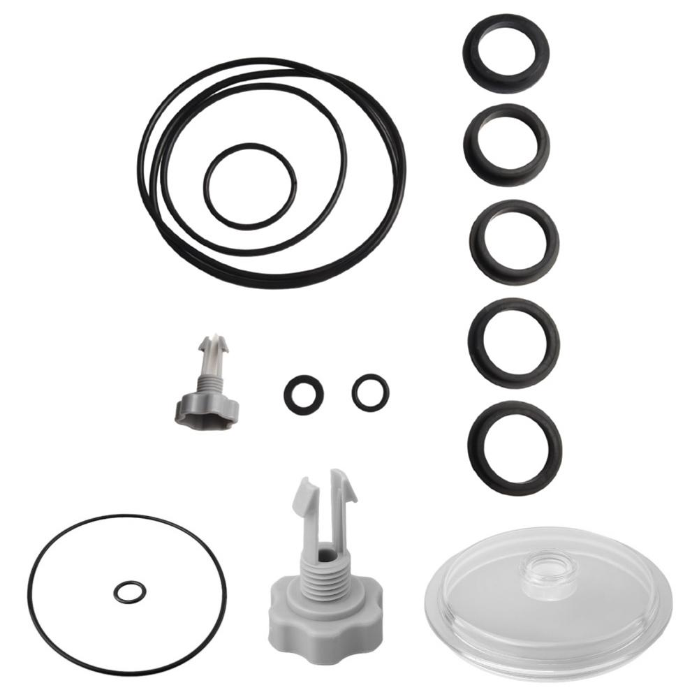 Уплотнительная прокладка для предотвращения утечек Совместима с 12-дюймовыми насосами Производительность 2100 GPH Для 12-дюймовых песочных фильтров