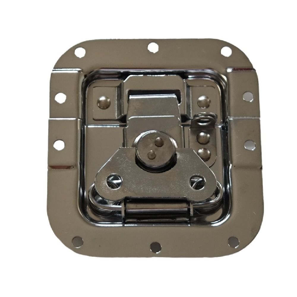 4Pcs Security Lock Flight Case Lock Spring Loaded Cabinet Zinc Zinc Alloy Pull Handle Tool Box