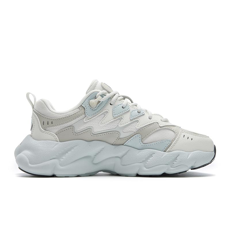 Fila Кеды Fern 2 Устойчивые к истиранию, Дышащие, Легкие, Низкие, Повседневные, Женские, Бело-серые F12W541135FCR