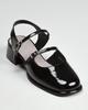 Sandals with Closed Toe Prima d'Arte 883610 36 Black Varnish