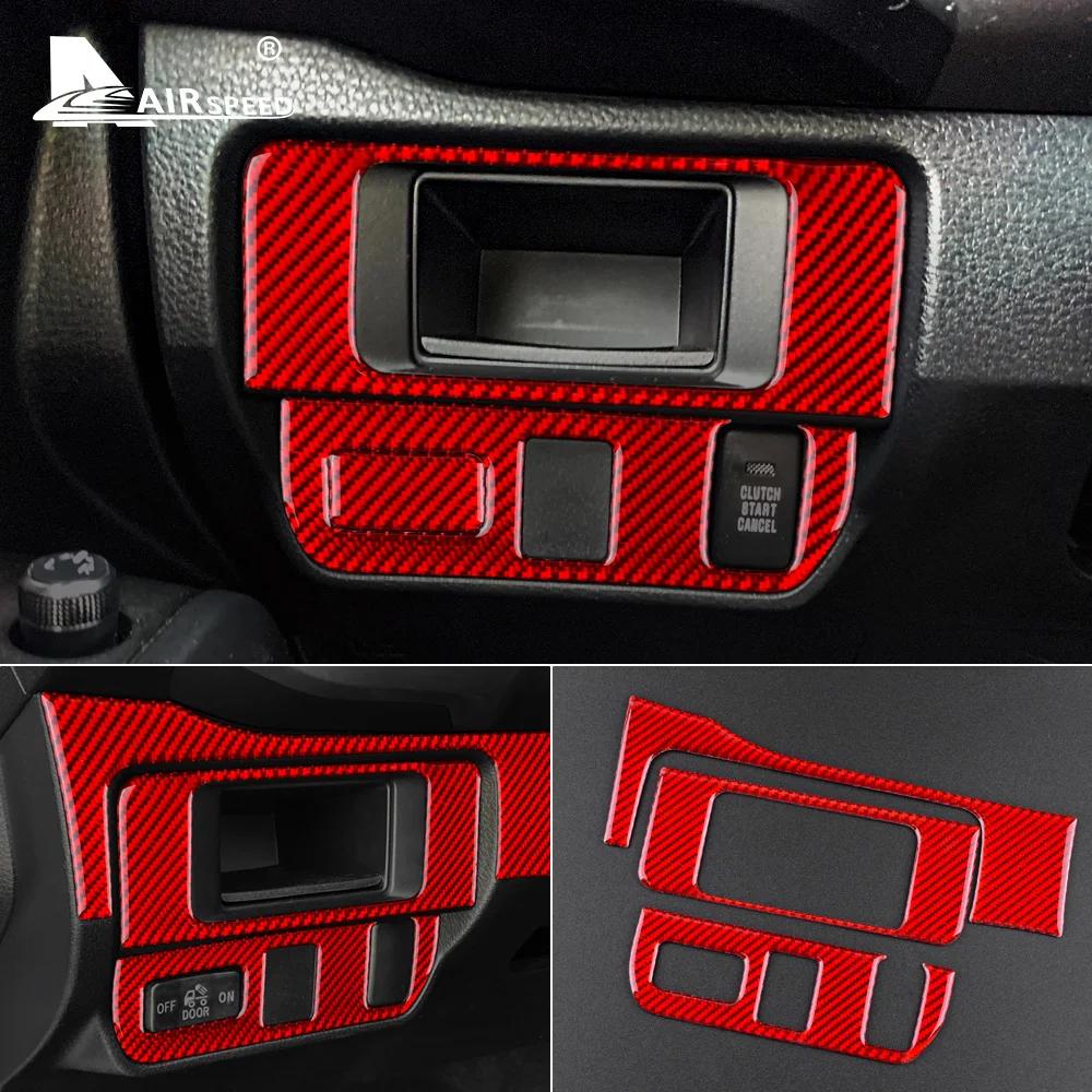 Carbon Fiber Headlight Switch Button for Toyota Tacoma 2016-2019 Interior Dashboard Parts