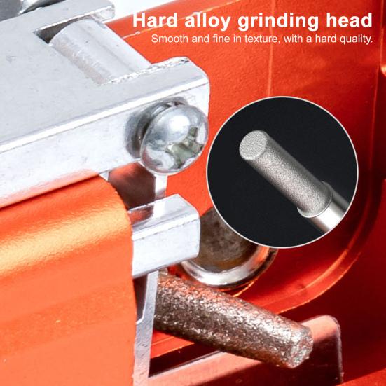 Заточный станок для цепей бензопил Универсальная заточка для бензопил Быстрая заточка для бензопил с направляющей для угла Сменные шлифовальные штифты для всех бензопил