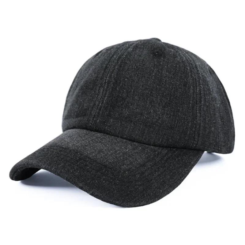 Unisex Denim Baseball Cap Blank Washed Jean Hat Casquette Adjustable Snapback Hats Caps For Men And Women Sun Caps