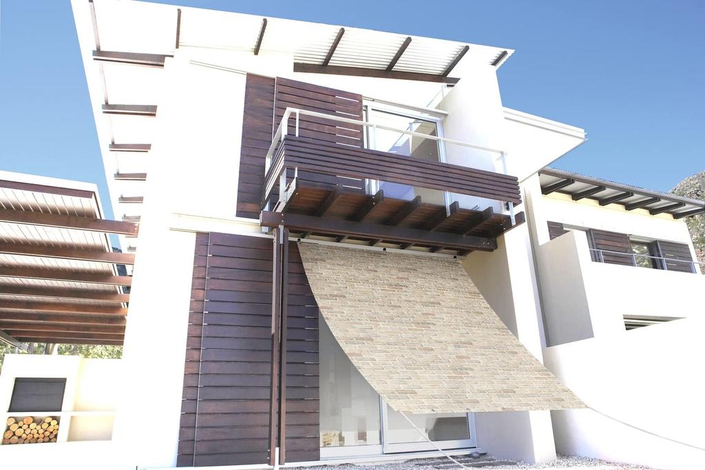 Meiwa Gravure Sunshade Master Awning, Brick (Beige), 180 x 240 cm, ORE-1824