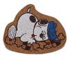 Nagano Factory Snoopy Die-Cut Coaster Olaf and Cookies SNC351OL Beige 7.7cm