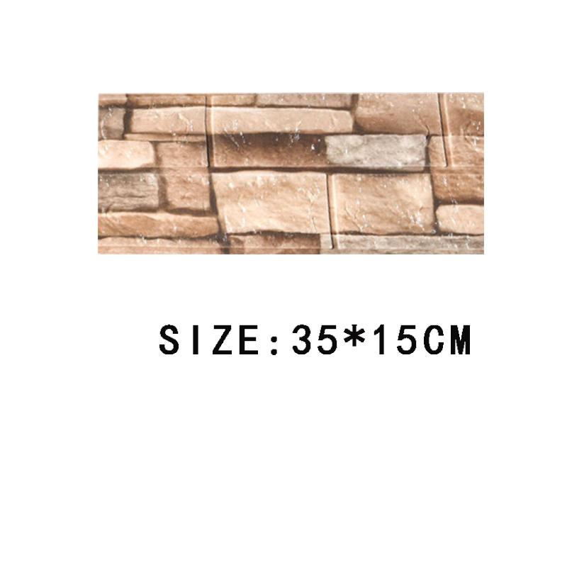 5/10 шт. 35*15 см обои самоклеящиеся декоративные кухонные водонепроницаемые наклейки мягкая упаковка обои пенопластовый кирпичный узор стереоскопические 3d наклейки на стену