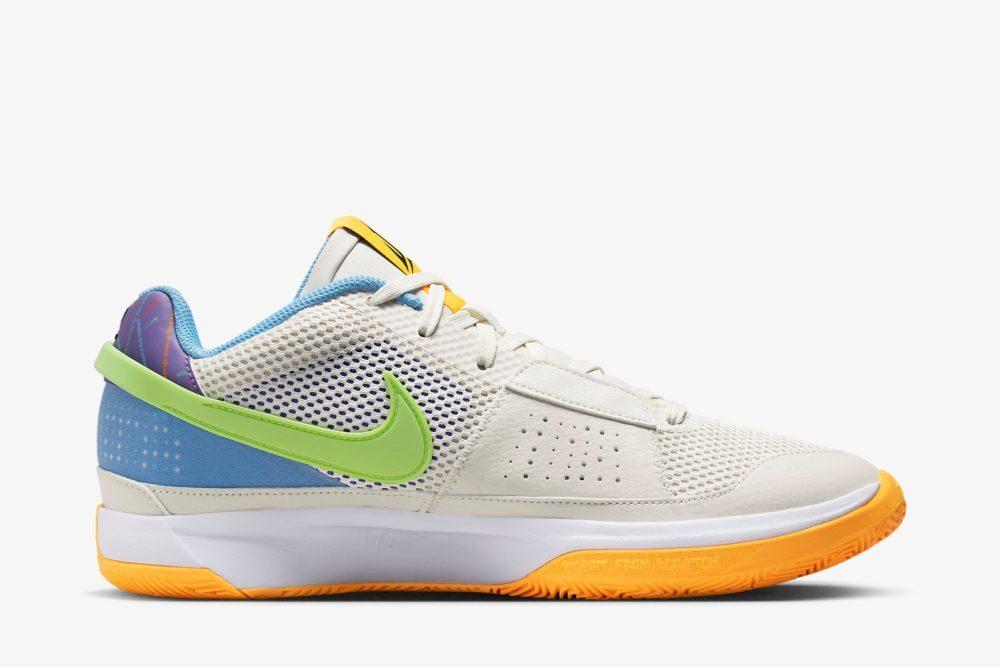 DR8785-001 Nike Ja 1 Hunger Phantom Зеленый Активный Виноград Белый Лазерный Оранжевый Синий