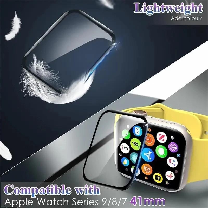 9D Full Cover Film Protector Screen для Apple Watch 10 49 мм 46 мм 42 мм Мягкая пленка для IWatch Series 9 41 мм 45 мм Ultra 2 49 мм Защитная пленка, а не стекло