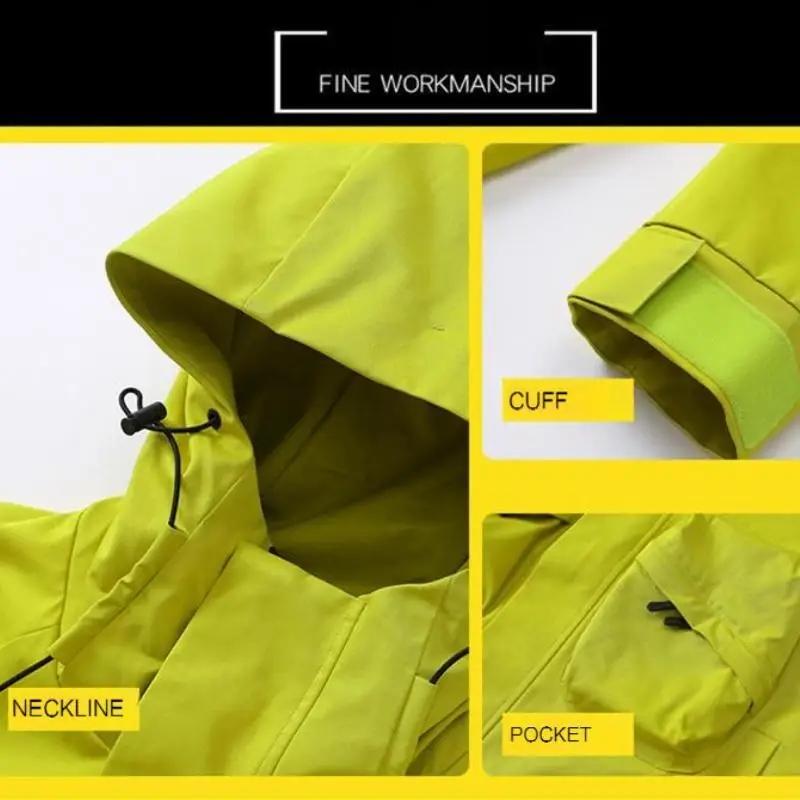 Весенне-осенняя новая ветровка, мужская куртка, ветрозащитная уличная уличная куртка для кемпинга, пешего туризма, стильное мужское пальто с несколькими карманами