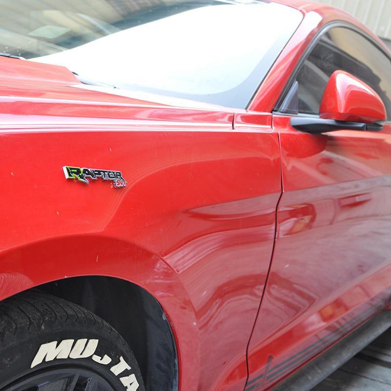 3D металлическая эмблема Raptor SV1 SVT на багажник автомобиля, на крыло, наклейка на голову, декоративный значок для Raptor F150 F250 F350 Mustang Mondeo 5 Kuga RANGER