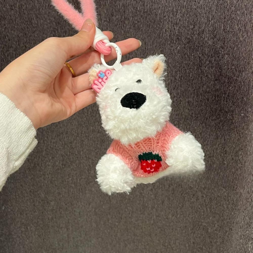 Multipurpose Keychain Plush Puppy Hanging Ornament New Bag Accessories