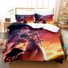 3D-печатный комплект постельного белья с изображением аниме FateStay Night Saber, односпальная кровать, двуспальная кровать размера Queen, двуспальная кровать, комплект постельного белья для взрослых и детей, комплект пододеяльников