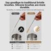 Heat Resistant Silicone Straw Brush 304 Stainless Steel Tube Cleaner  Straw Maintenance