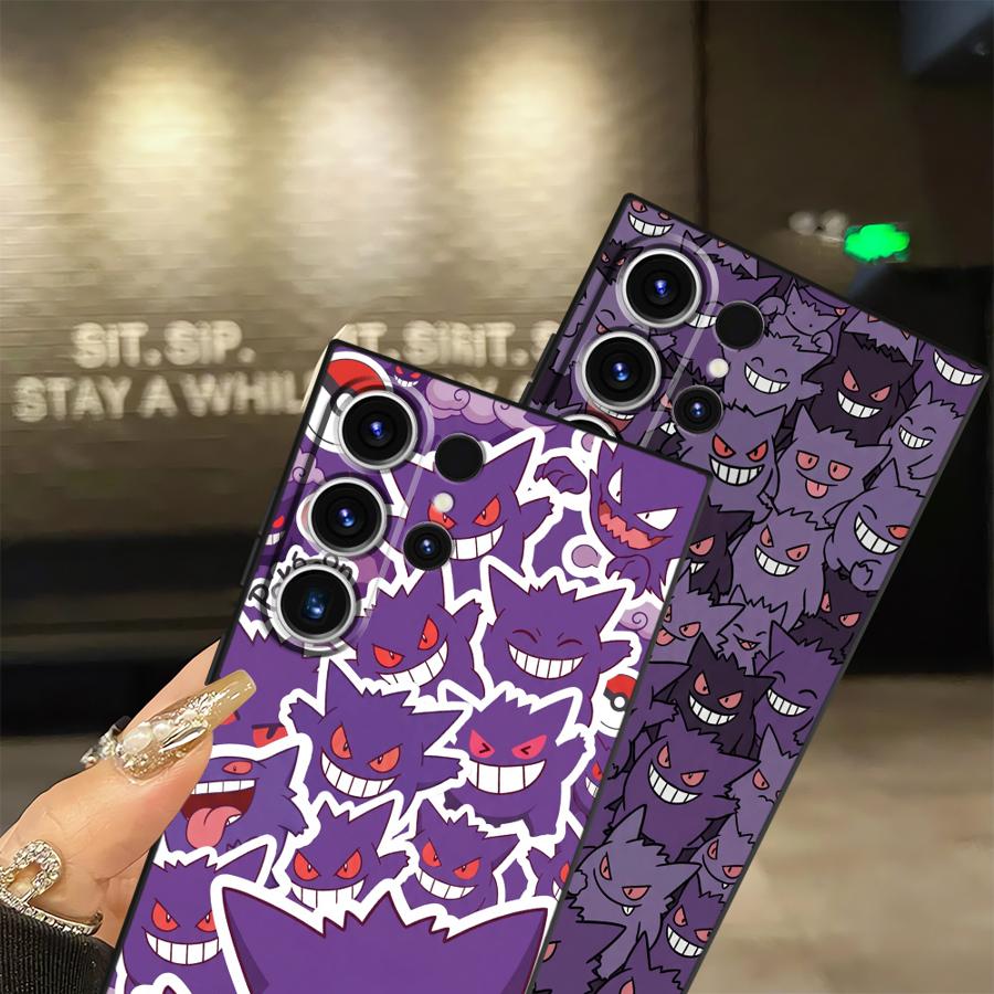 Funda Phone Cover Case for Samsung Galaxy S26 S10 S9 S20 S24 Plus S21 FE S23 Note 20 Ultra 8 9 10 S25 Ultra Hot Pokemon Gengar