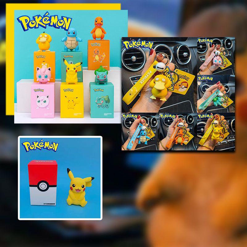 Оригинальные лицензированные украшения-сюрпризы «Покемон Пикачу Спящие модели», идеально подходящие для коллекционеров