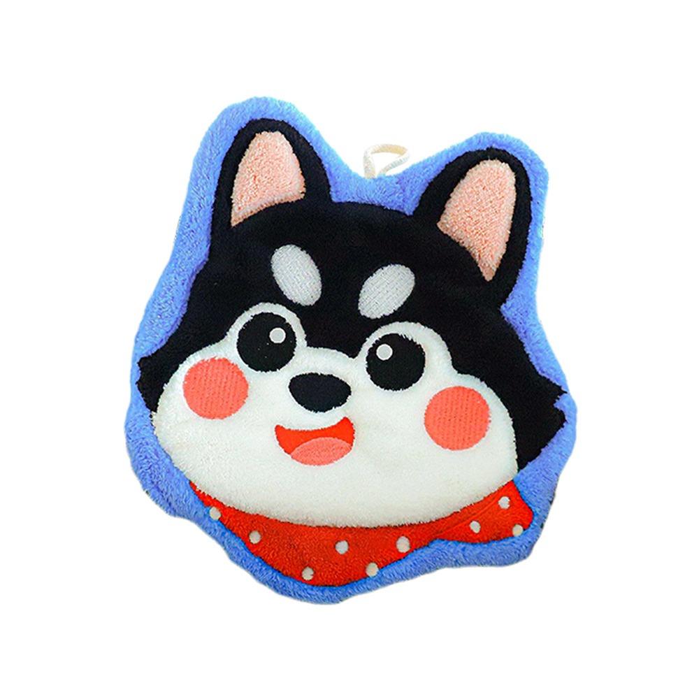 Thickening Hand Towel Dog Shaped Kid Towel Kawaii Kitchen Handkerchief  Bathroom