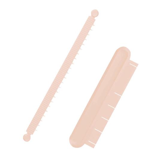 Набор для украшения торта из 2 предметов с регулируемым дуговым направляющим, набор точных инструментов для выпечки с 14 настройками ширины