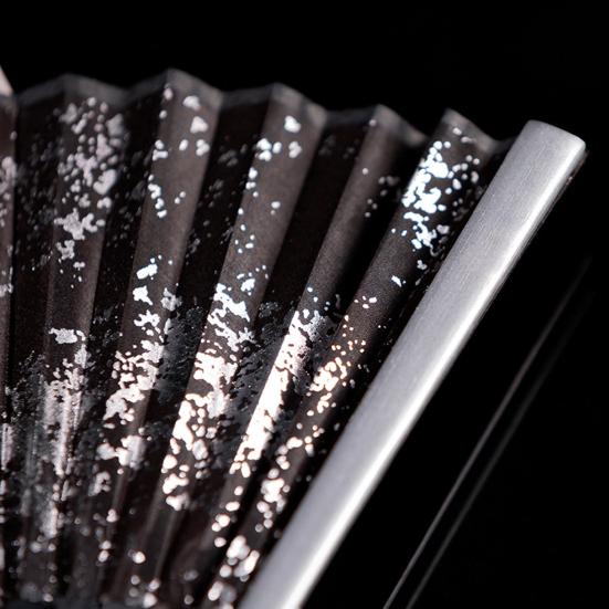 Bamboo Folding Fan with Tassels Hollow Ribs Portable Summer Hand Held Fan Decoration Dance