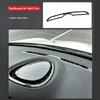 Center Panel Air Opening Surround Trim with Carbon Pattern ABS Accent Frame, Single Dashboard Detail for Interior Cabin Styling Use