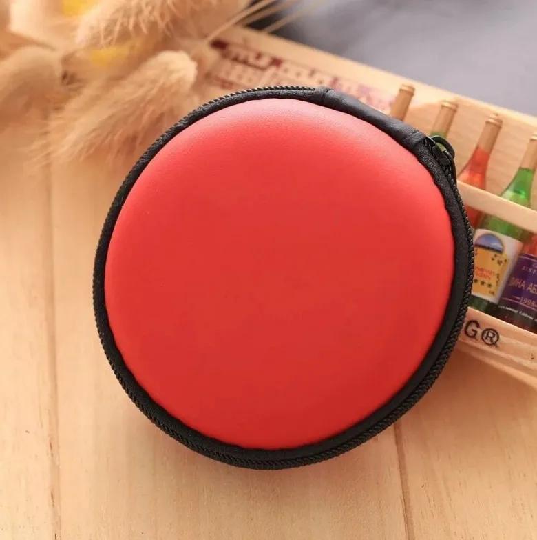 Новый мини-квадратный кейс из ЭВА для наушников, Bluetooth-совместимых, коробка для хранения кабелей наушников, органайзер для проводов наушников, хранение