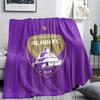 Al Ain FC pattern Flannel Blanket, High quality Comfortable for All Seasons, Home Decor, Warmth and Comfort, Perfect for Gifts.