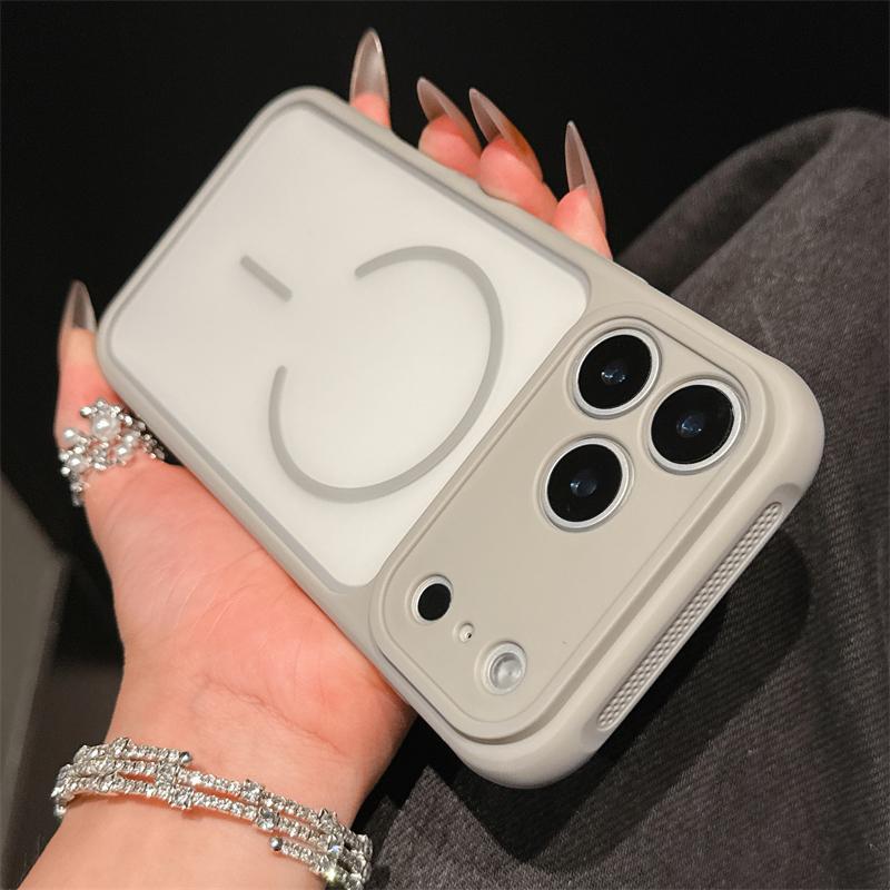 Роскошный Матовый Полупрозрачный Магнитный Чехол Для iPhone 17 Air 16 15 14 13 12 11 Pro Max Plus Для Magsafe Зарядки Ударопрочный Жесткий Чехол
