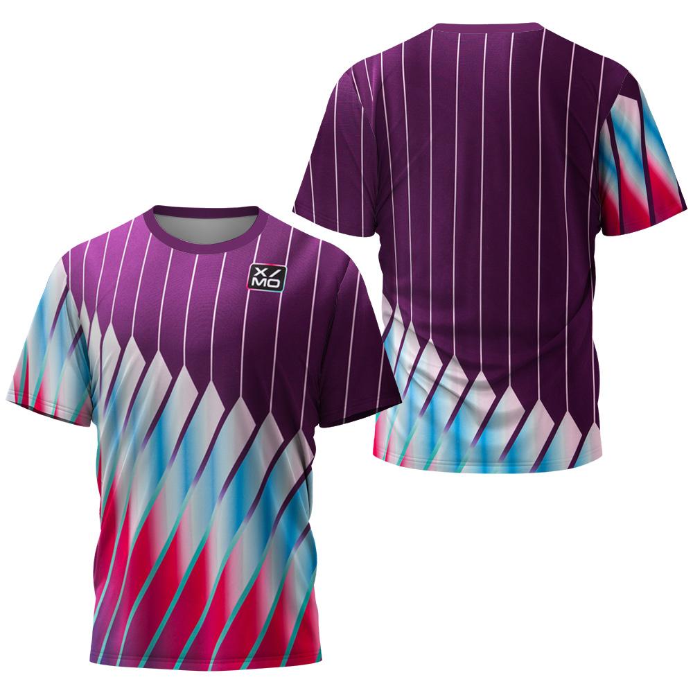 Men's Table Tennis T-Shirt Men Summer Tennis Badminton T-Shirt Top Table Tennis Club Quick Dry Short Sleeved