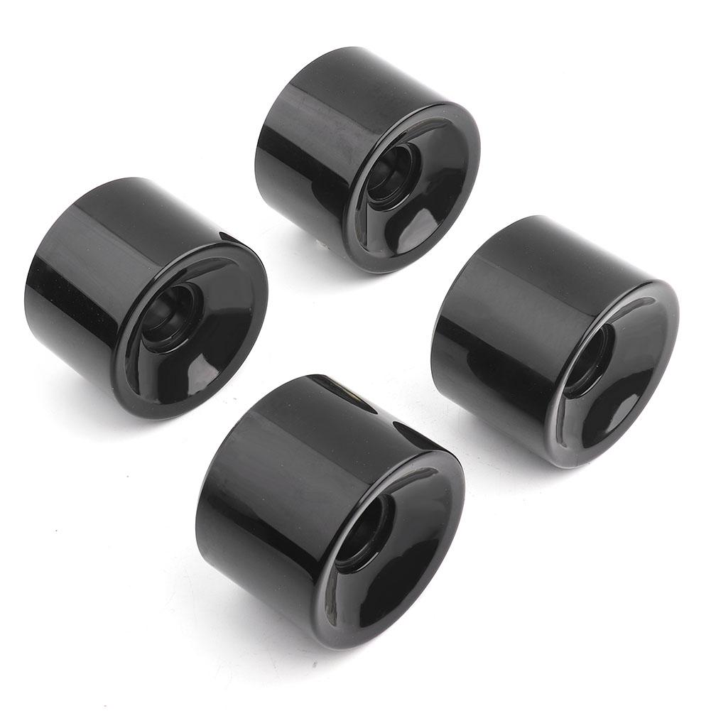 PUENTE 4 шт. набор 70*51 мм высококачественные полиуретановые колеса для скейтборда длинные колеса для доски (черный)
