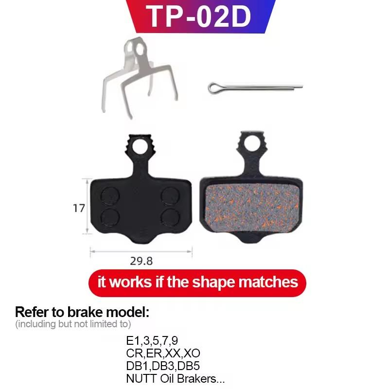 Колодки гидравлических дисковых тормозов для горного велосипеда для b01s SHIMANO SRAM AVID HAYES Magura ZOOM Велосипедные запчасти Полуметаллические тормозные колодки