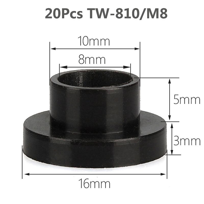 5/10/20/50/100 шт. M3 M4 M5 M6 M8 M10 M12 M14 M16 винт нейлоновая прокладка транзистора шаг T-типа пластиковая шайба изоляционная прокладка