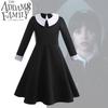 New Kids Long Sleeve Dress Adam's Family Cosplay Princess Style