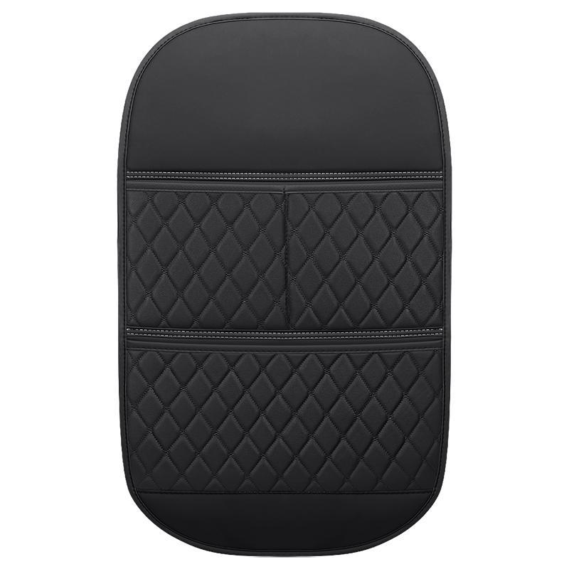 Premium Business Car Seat Backseat Leather Organiser Large 1pc, Waterproof & Stain Resistant Kickstand Backseat Protectors