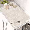 Dish Drying Mat for Kitchen Counter Non-Slip Absorbent Draining Mat Eco-Friendly Heat Resistant Dish Drying Pad for Sinks Draining Racks