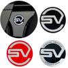 Автоаксессуары 3D Металлическая эмблема логотипа SV Наклейка-значок для кузова автомобиля для Land Rover Range Rover Evoque Defender 2 Discovery Декор