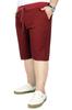 Мужские шорты больших размеров и бермуды больших размеров Xl Большие размеры Мужские капри прямые базовые 20500 Бордовый красный