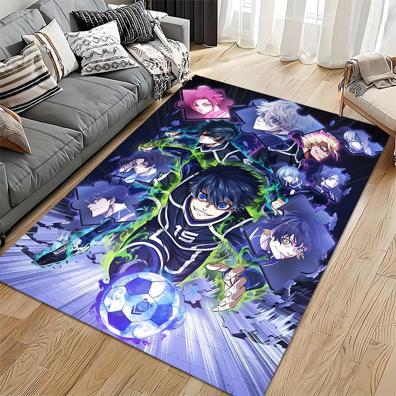 Soccer Anime Character Carpet suitable as a non-slip mat for the living room or bedroom sofa