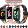 Плетеный нейлоновый ремешок-петля для Huawei Band 10 9 8, регулируемый браслет с магнитной застежкой для Huanwei Band 10/9, аксессуары для браслета