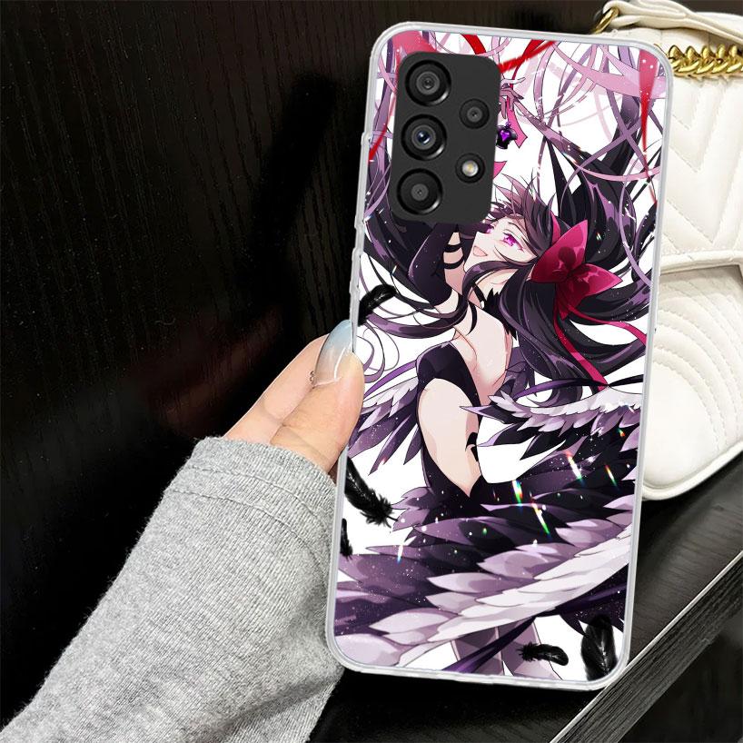Чехол Madoka Magica Homura для Samsung Galaxy A52 A42 A32 A22 A12 A51 A50 A02S Чехол для телефона A41 A31 A21S A40 A30S A20E A10S A71