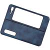 Mobile Phone Leather Case AllInclusive AntiFall Protective Cover for       Fold 1 W20(Black )