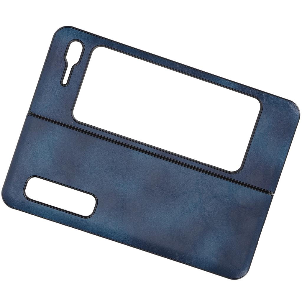 Mobile Phone Leather Case AllInclusive AntiFall Protective Cover for Fold 1 W20(Black )